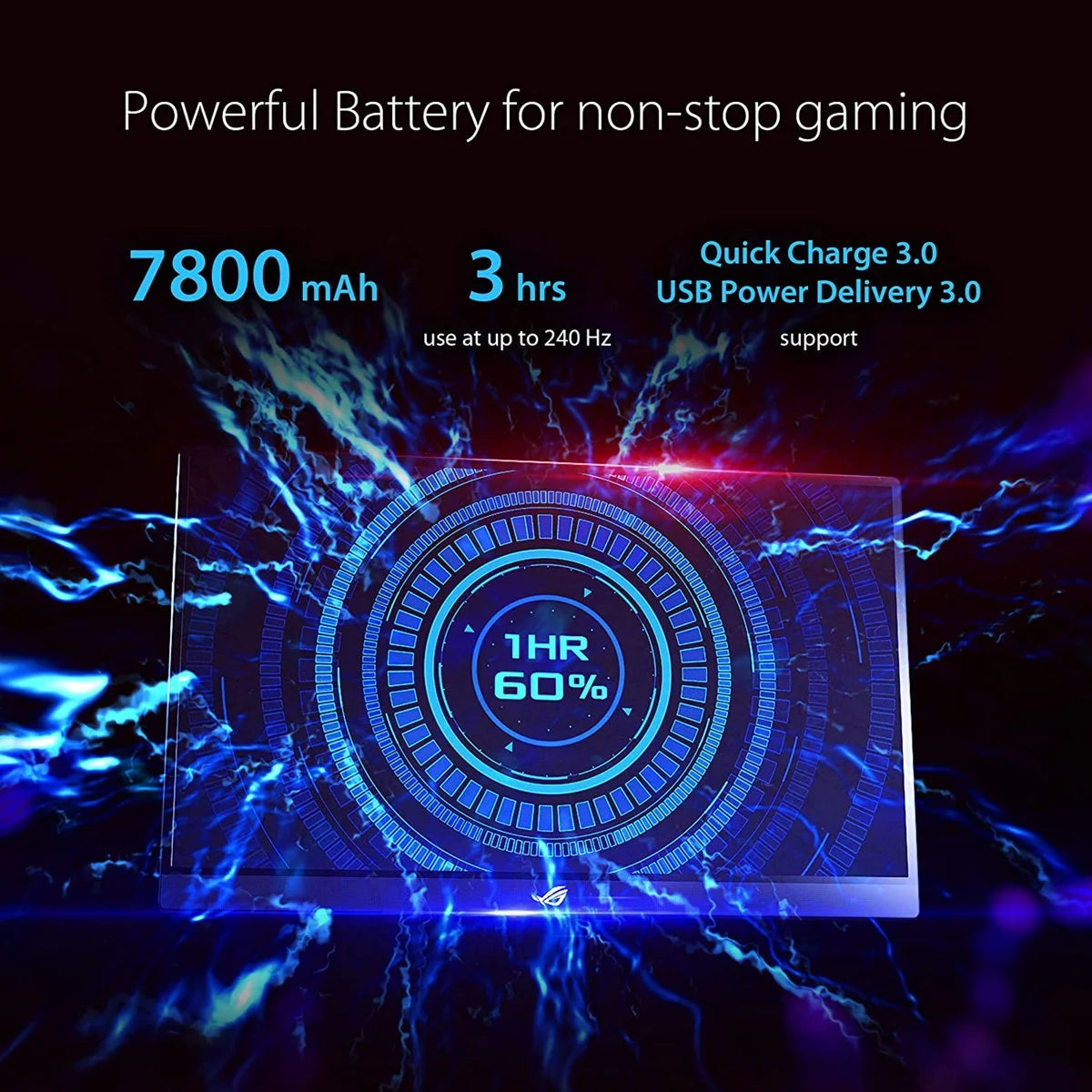 ROG Strix XG17AHPE 17.3" Full HD IPS 240Hz 3Ms Gaming LCD Monitor Black