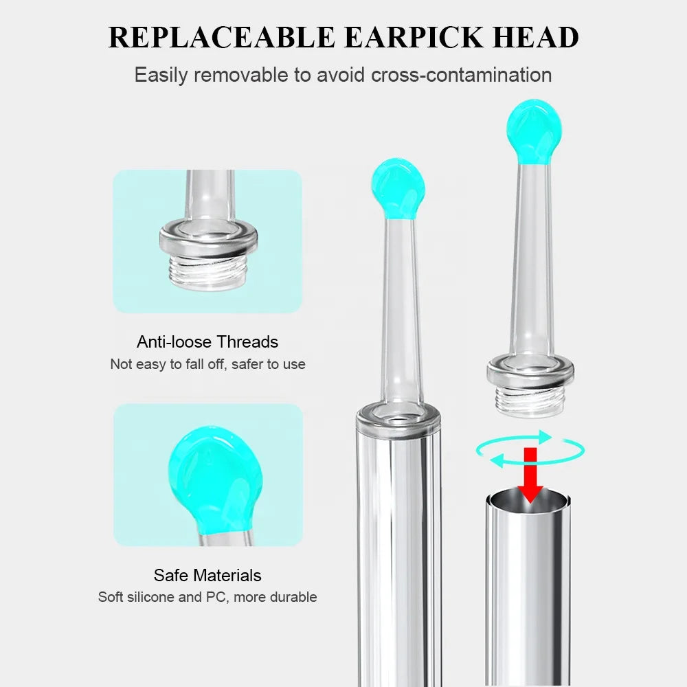 Smart Wireless Visual Ear Cleaner High Definition Otoscope Ear Pick Luminous Ear Wax Removal Tool with Camera