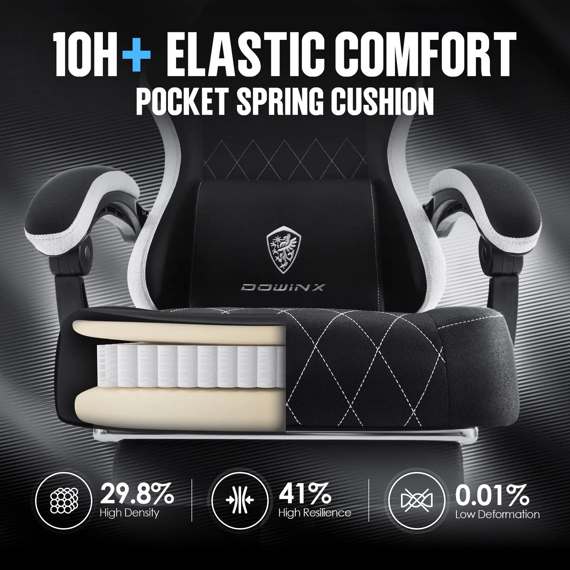 ERGONOMIC SERIES 6650F-Black