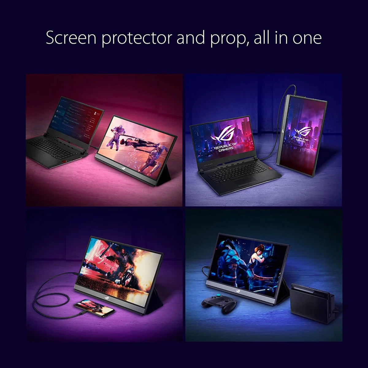 ROG Strix XG17AHPE 17.3" Full HD IPS 240Hz 3Ms Gaming LCD Monitor Black